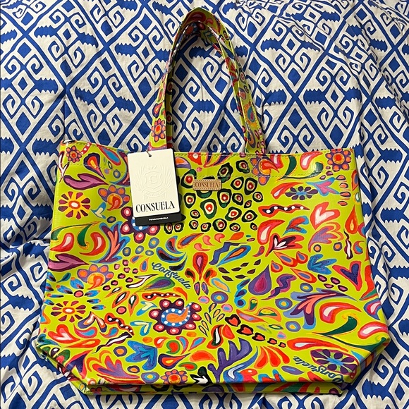Consuela Handbags - Consuela Vibrant Floral Tote Bag